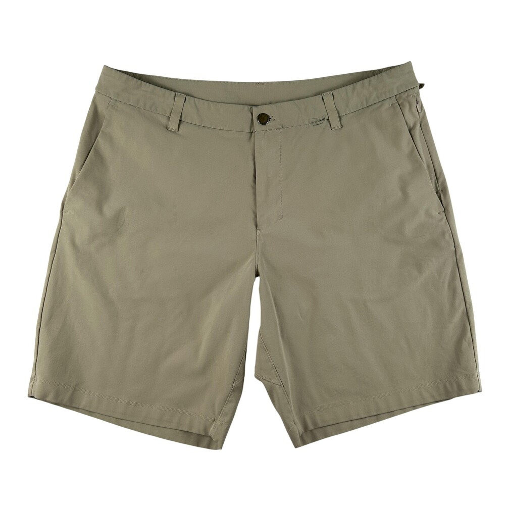 Lululemon Shorts Mens 36 Commission Chino Flat Front Casual Microfiber Summer